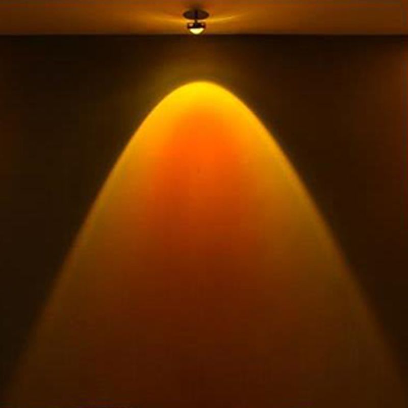 Modern Style Ball Wall Mounted Lamp Metal 1 Light Wall Lighting Ideas in Silver