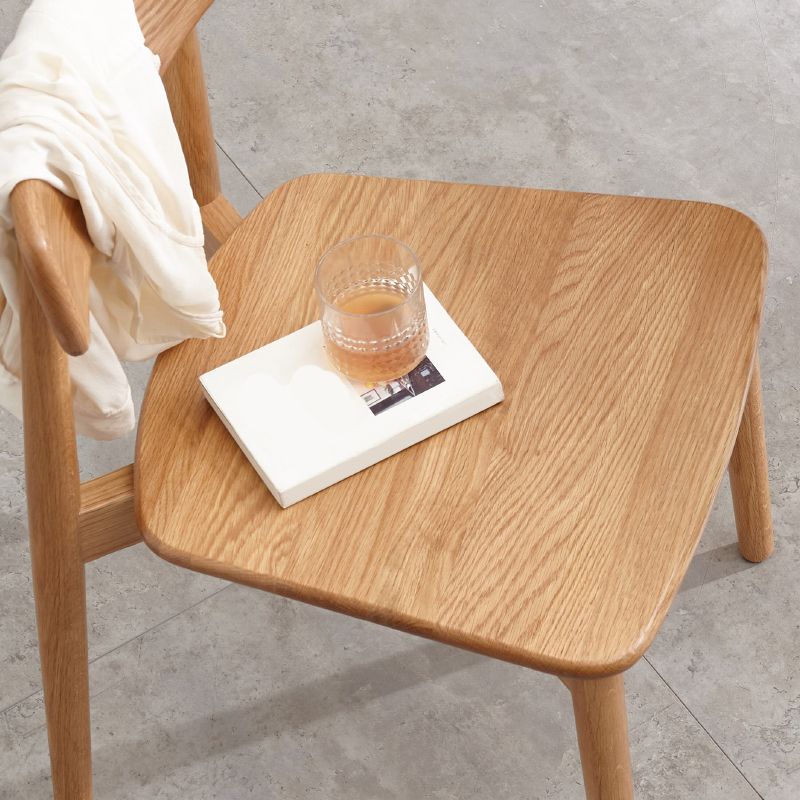 Dining Room Armless Dining Chair Home Wood Open Back Dining Chair