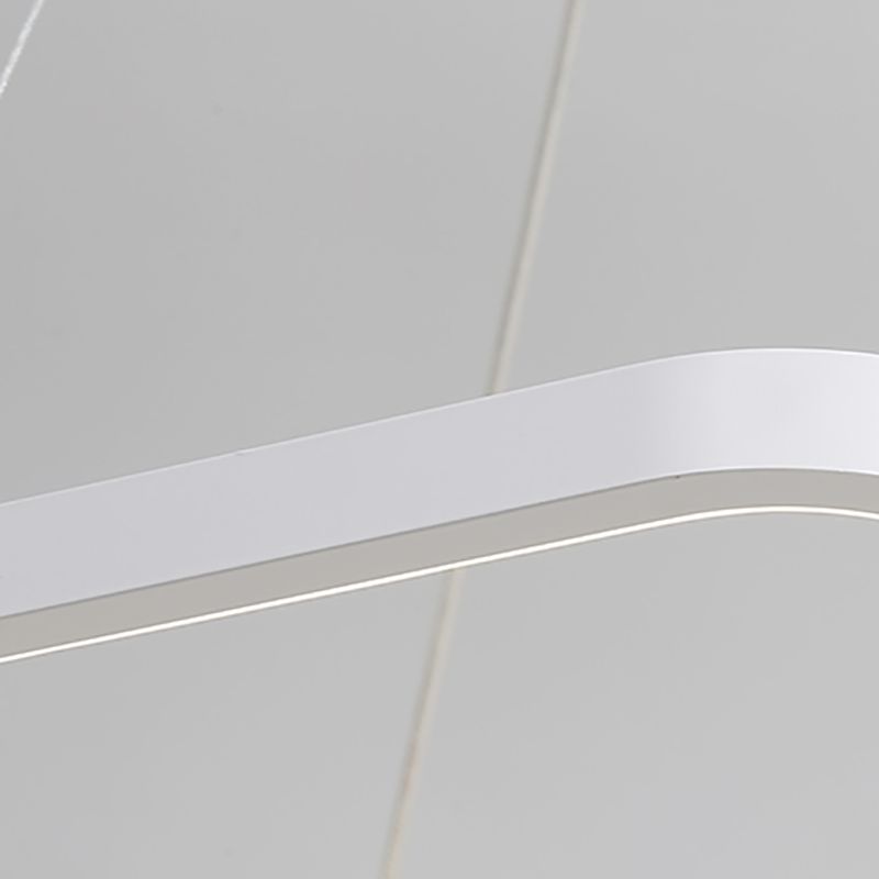 Geometric Hanging Light Kit Simplicity LED Metal Pendant Light Fixture