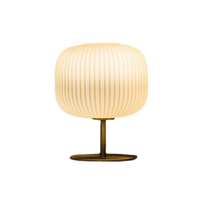 Glastrommel Nachttischlampen moderner Stil 1 leichte Nachttischlampe