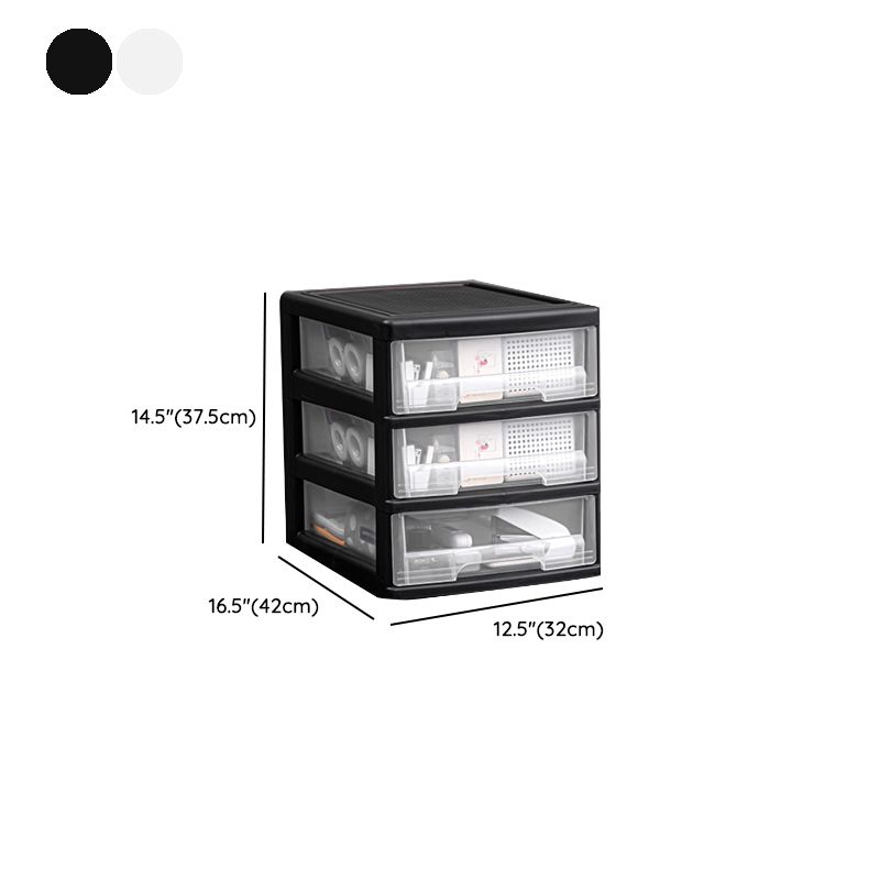 Vertical Transparent Filing Cabinet Modern Plastic File Cabinet