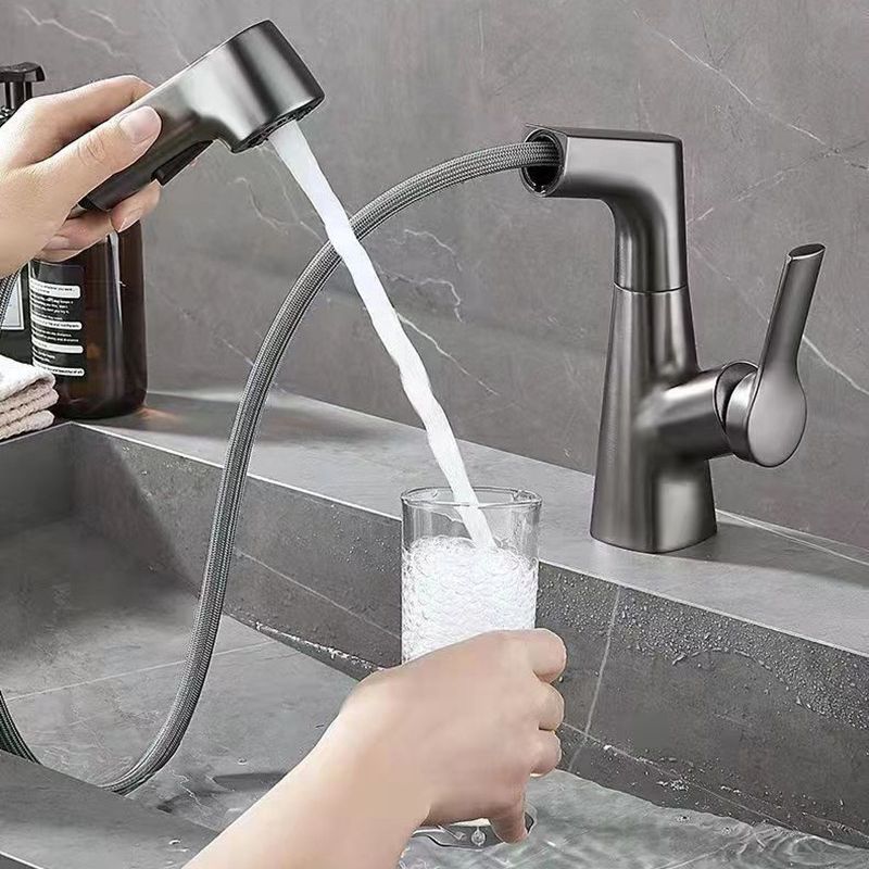 Modern Widespread Bathroom Faucet Copper Basin Lavatory Faucet