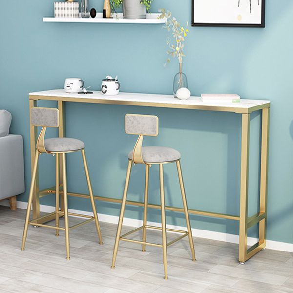 Mesa de vinos de mármol moderno moderno Mesa de cóctel de altura de la barra de la barra del fútbol