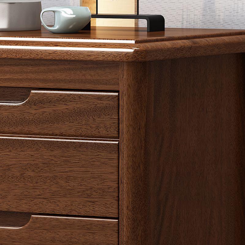 Modern Rectangle Side Cabinet Soft Close Drawers Wood  Storage Cabinet