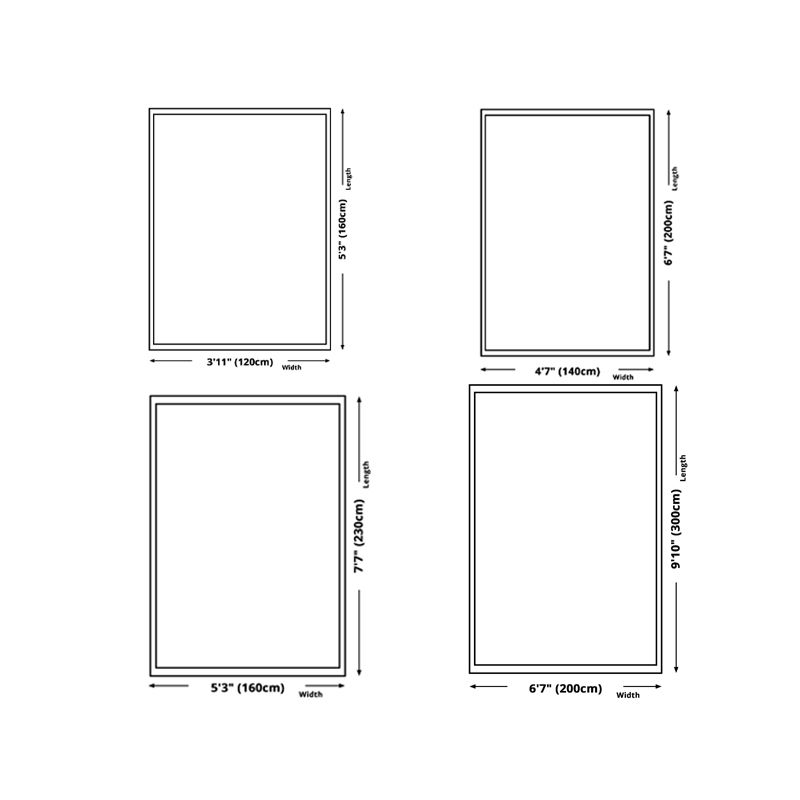 Blauw modern vloerkleed bloem afdrukken polyester gebied tapijt niet-slip achterste tapijt voor woningdecoratie