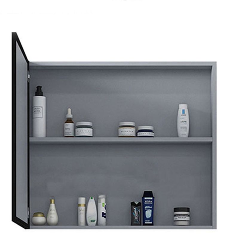 Freestanding Aluminium Bathroom Sink Vanity Gray with Faucet Bathroom Vanity Cabinet