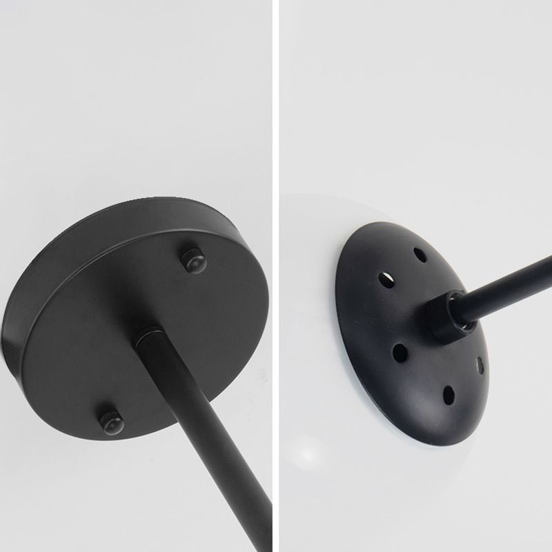 2 Schichten minimalistischer Kronleuchter Glasanhänger Kronleuchter für Esszimmer Schlafzimmer