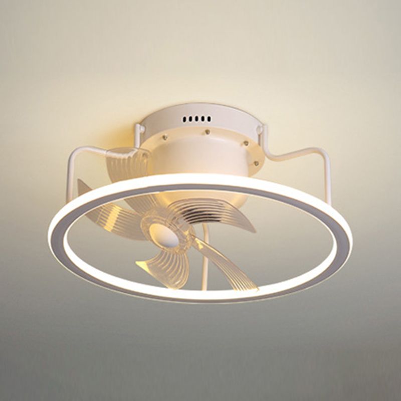 Moderne Deckenlüfterbeleuchtung Metal 1 Licht Deckenventilator für Schlafzimmer