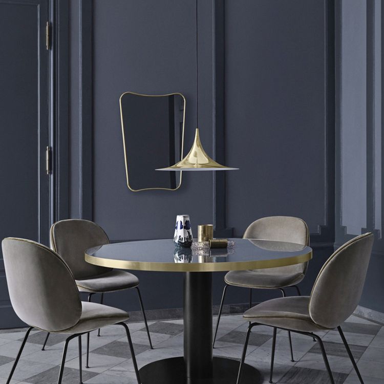 Contemporain 1 Head Metal Pender Light Fitting Cone Suspension Lighting Ayémorrat pour salle à manger