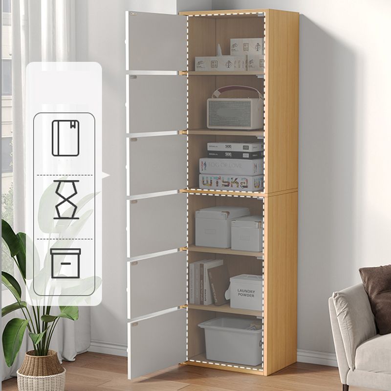 Modern Wooden Accent Cabinet Rectangle Storage Cabinet with Drawer