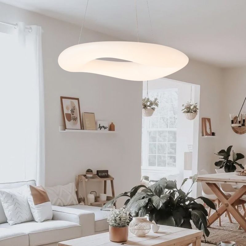 Lámpara colgante de LED de estilo simple moderno dormitorio de la sala de estar colgante