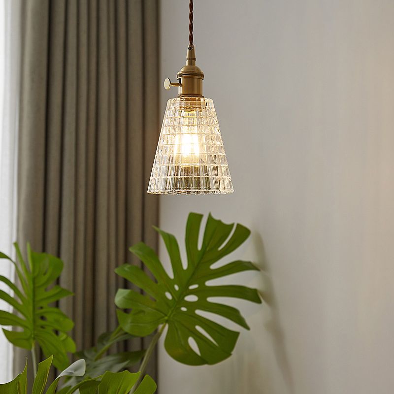 Apparecchiatura di illuminazione a sospensione in vetro Kit di luce a sospensione vintage per sala da pranzo