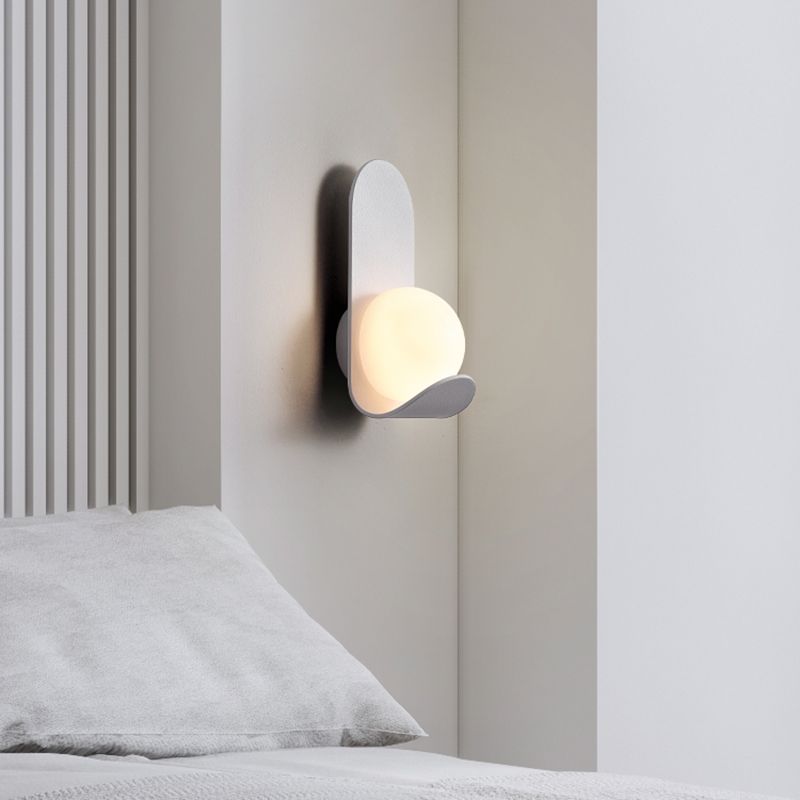 Modernist Wall Sconce Acrylic Shade Wall Light Fixture for Bedroom