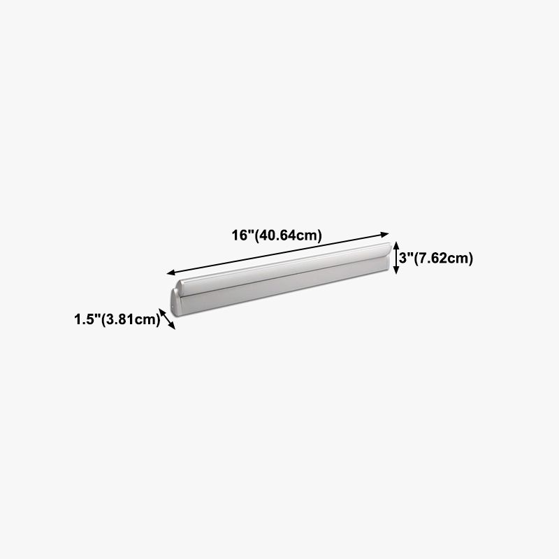 Modern Metallic LED Wall Sconce Simple Bathroom Vanity Lighting Fixture