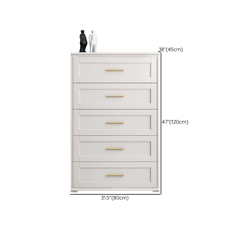 17.55-inch Width Solid Wood Storage Chest Classic Glam Storage Chest Dresser