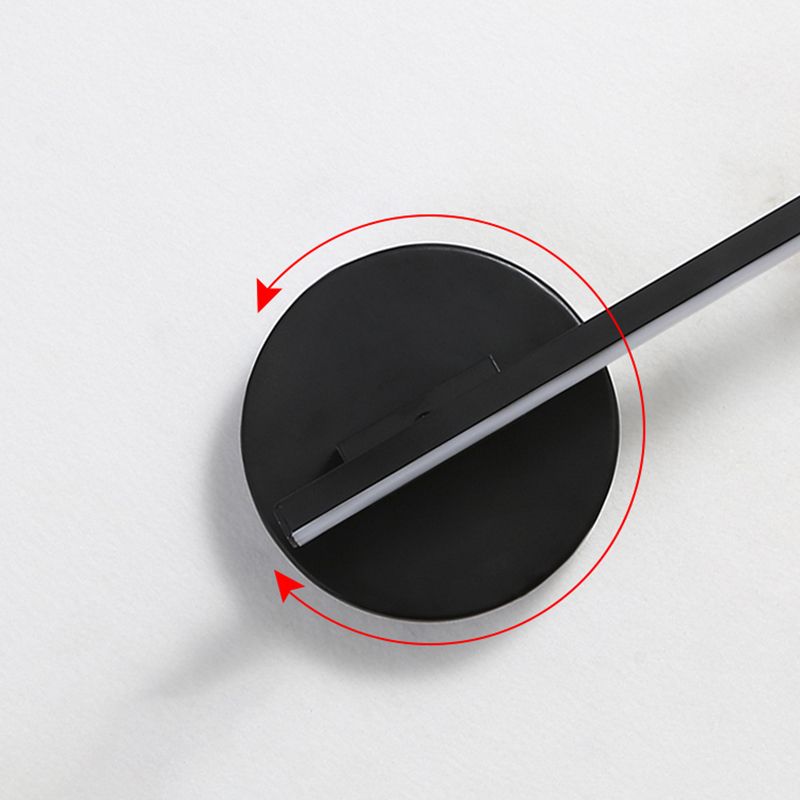 Modern Minimalist Minimalist Lampone lineare a parete Lampada Idee per illuminazione da parete in gel di silice per soggiorno