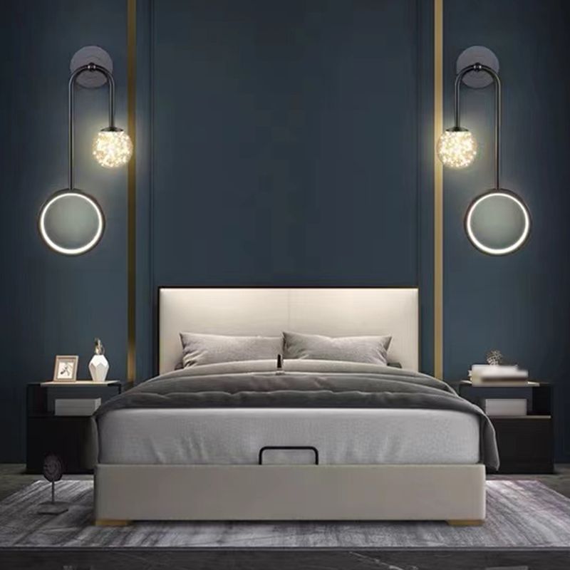 Geometry Shape Metal Wall Lighting Ideas Modern Style Wall Light Fixtures