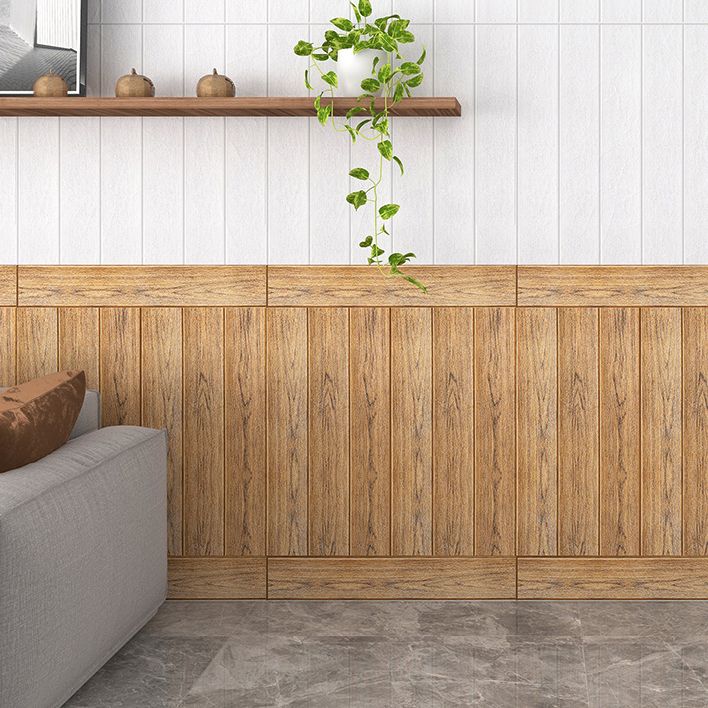 Wall Paneling Wainscoting Vinyl Peel and Stick Smooth Waterproof Indoor Wall Paneling