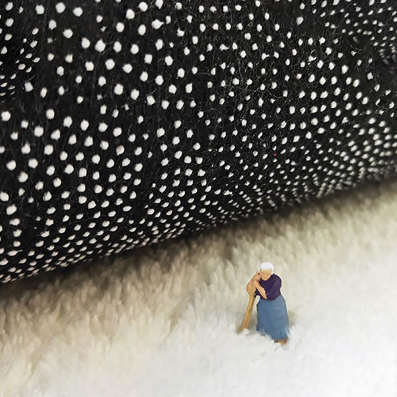 Alfombra de alfombra simple de alfombra simple alfombra de línea irregular lavable para salón