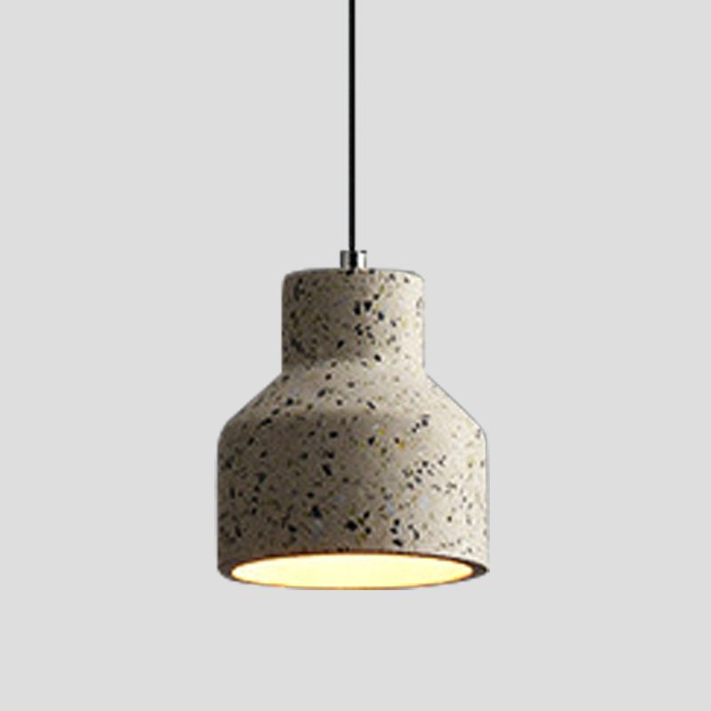 Noordse 1-licht hanglamp, minimalistisch marmerhangend licht voor woonkamer