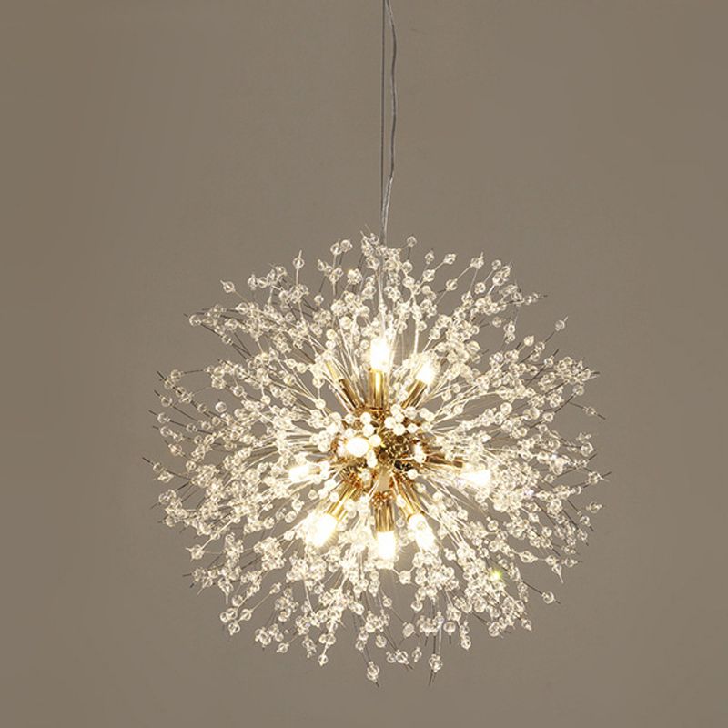 Moderne paardenbloem kroonluchter verlichtingsarmaturen multi-head suspensie hanger lamp