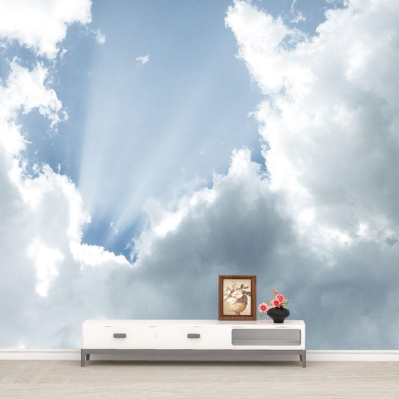 Customized Huge Cloud Mural Wallpaper Photography Style for Guest Room Decor