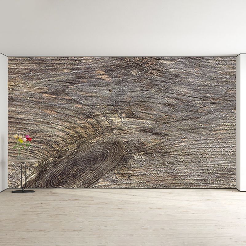 Wood Grain Industrial Style Mural Wallpaper Horizontal Photography Room Wall Art