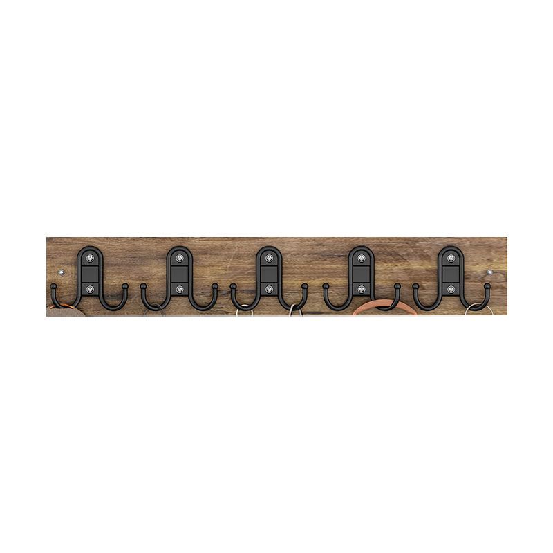 Contemporary Clothes Hanger Wall Mounted Coat Rack with Coat Hooks
