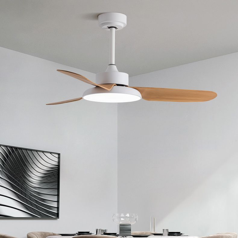 Kids Style Round Ceiling Fan Lighting Metal 1 Light Ceiling Fan Lamp for Living Room