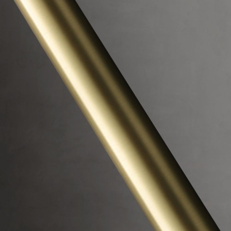 Linear Shade Metal Wall Sconce Modern Style 1 Light Wall Mount Light Fixture in Brass