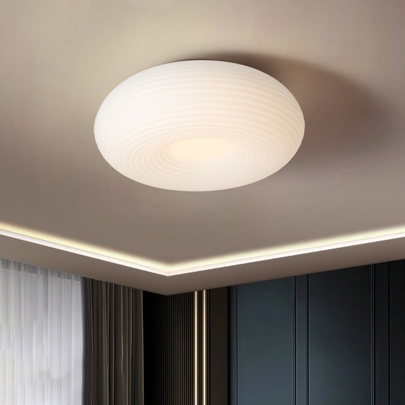 Geometric Flush Mount Contemporary Plastic Flush Ceiling Light Fixture