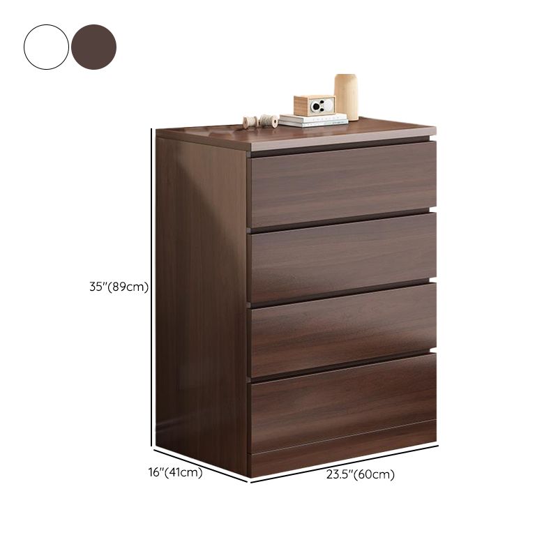 Ultra-Modern Lingerie Chest Wood Vertical Storage Chest with Drawers for Bedroom