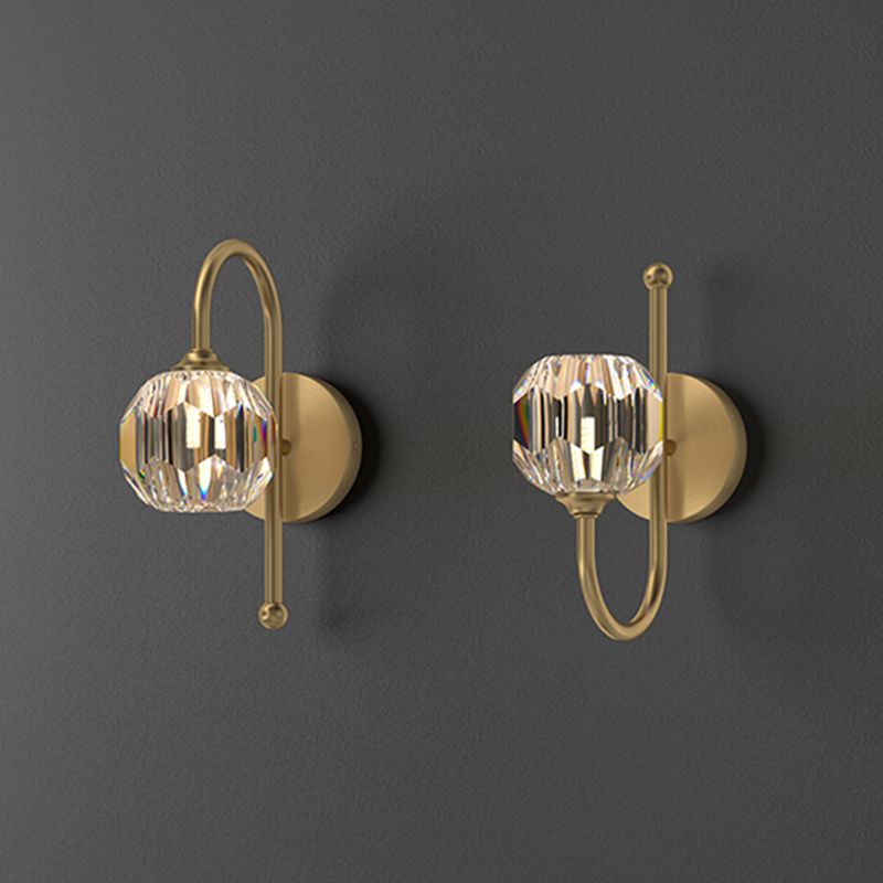 8.5"/7"/6" Wild Crystal Sconce Light Postmodern Wall Mounted Light Fixture