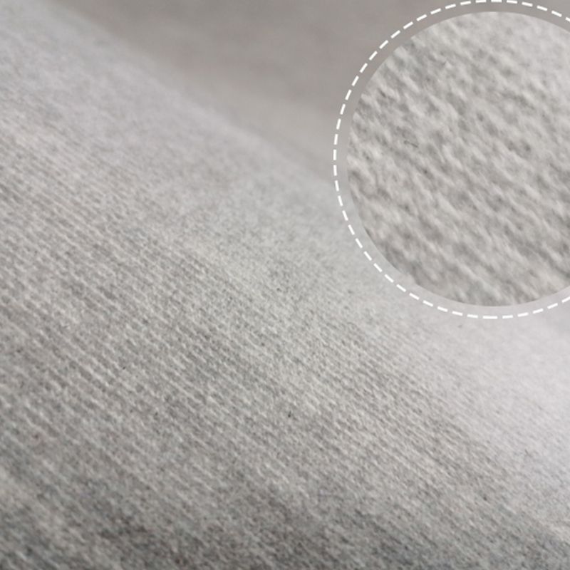 Dark Gray Stripe Area Rug Blended Modern Rug Stain Resistant Rug for Living Room