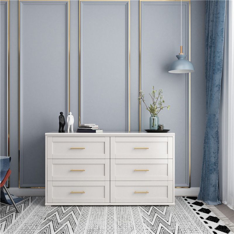 Classic Glam Storage Chest Solid Wood Storage Chest Dresser , 17.55 Inch Width