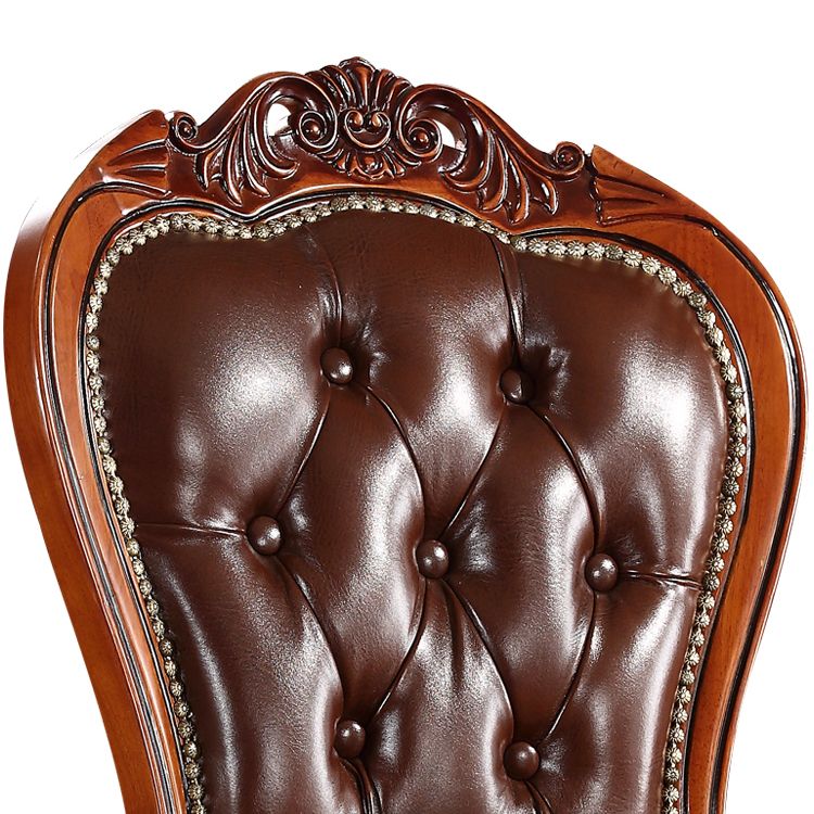 Chaise de salle à manger de style victorien en bois