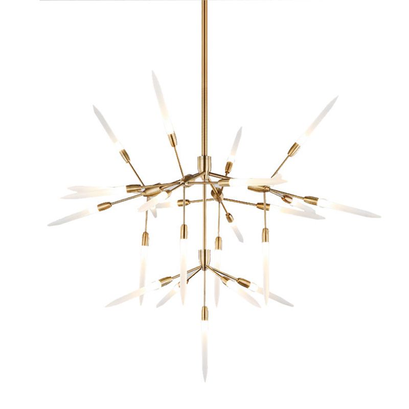 Picchi acrilici lampadario a sospensione Light Postmodern Gold Finitura sospesa