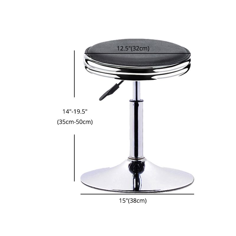 Modern Adjustable Rotatable Counter Stool Steel Mobile Phone Store Bar Stool with Cushion