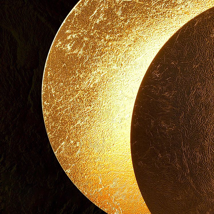 Lámpara de pared de aro de estilo moderno 1 accesorios de iluminación de pared de luz para sala de estar de dormitorio