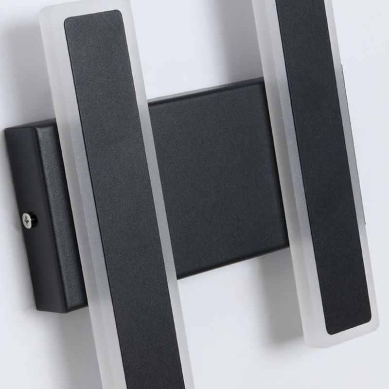 Fun a parete rettangolare per la parete della camera da letto Simplicità a parete LED Apparecchio di illuminazione montata