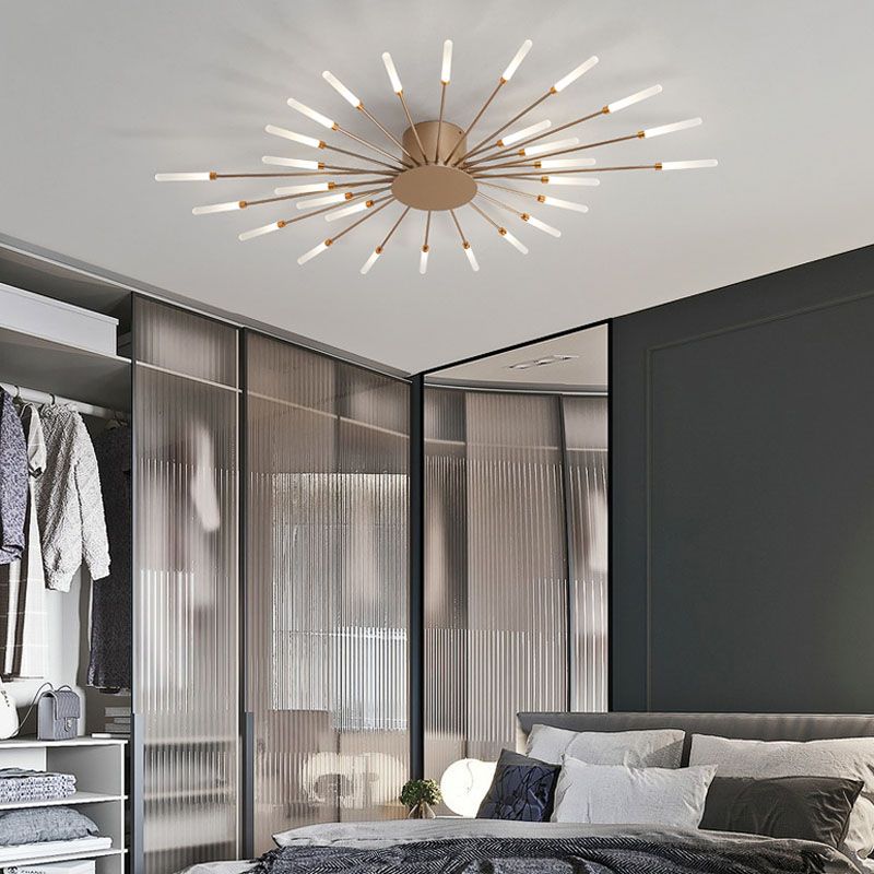 Simplicity Flush Mount Light Sputnik LED Ceiling Light Fixtures for Living Room