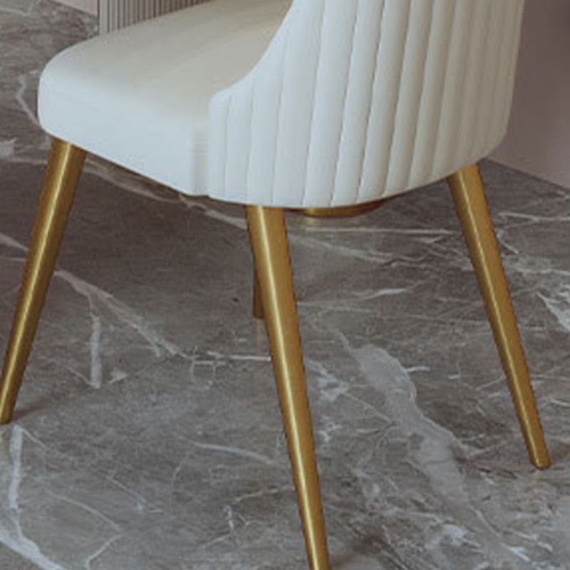 Nordic Glam Style Sintered Stone Rectangle Table Set 1/3/4/5 Pieces Dining Set