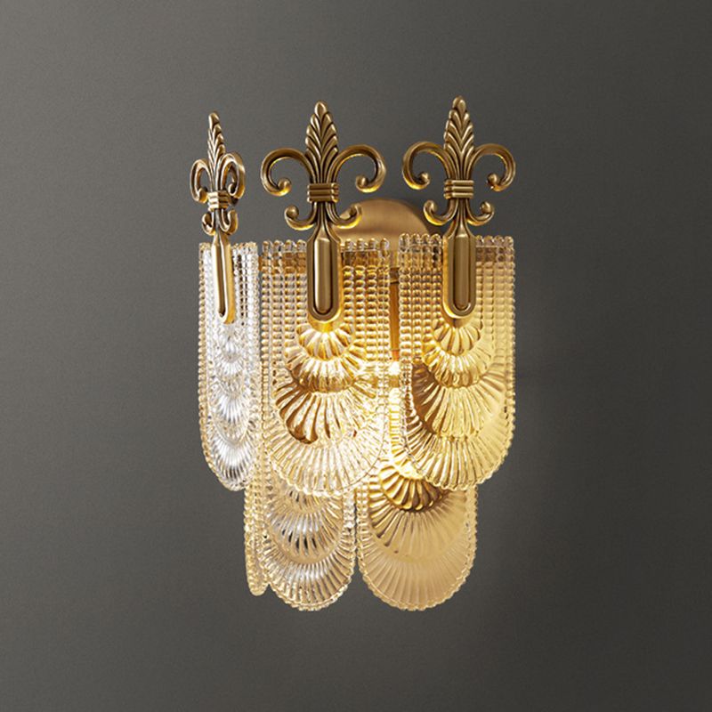 Multiple-Light Geometric Wall Sconce Light Modern Crystal Wall Sconce Lighting
