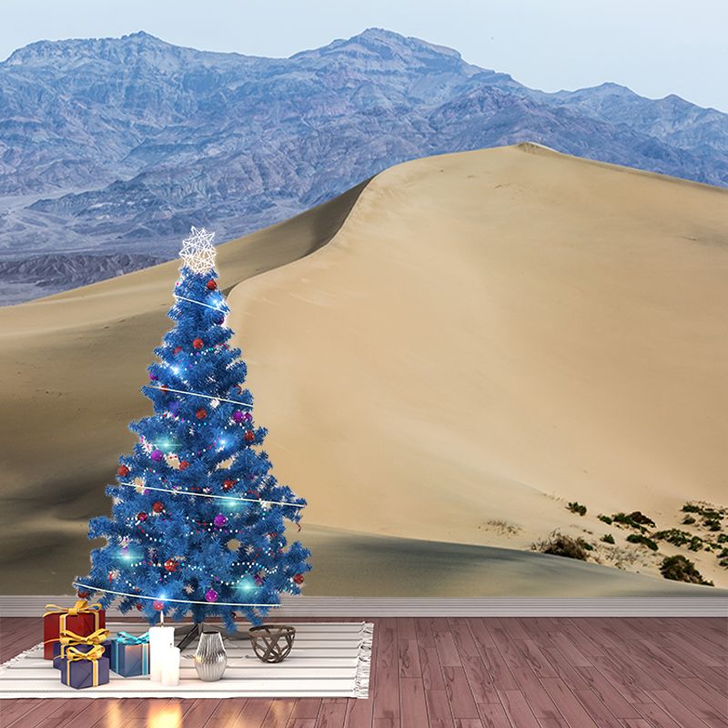 Desolate Scenery Mural Stain Resistant for Living Room Wall Decor, Made to Measure