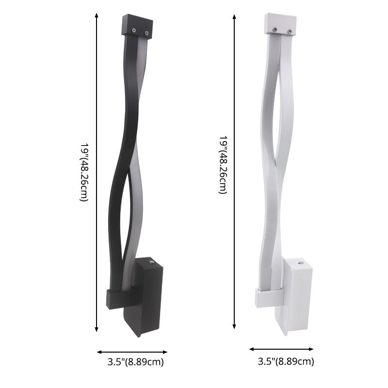 Linear Aluminum Wall Light Minimalism 1-light Wall Sconce for Living Room