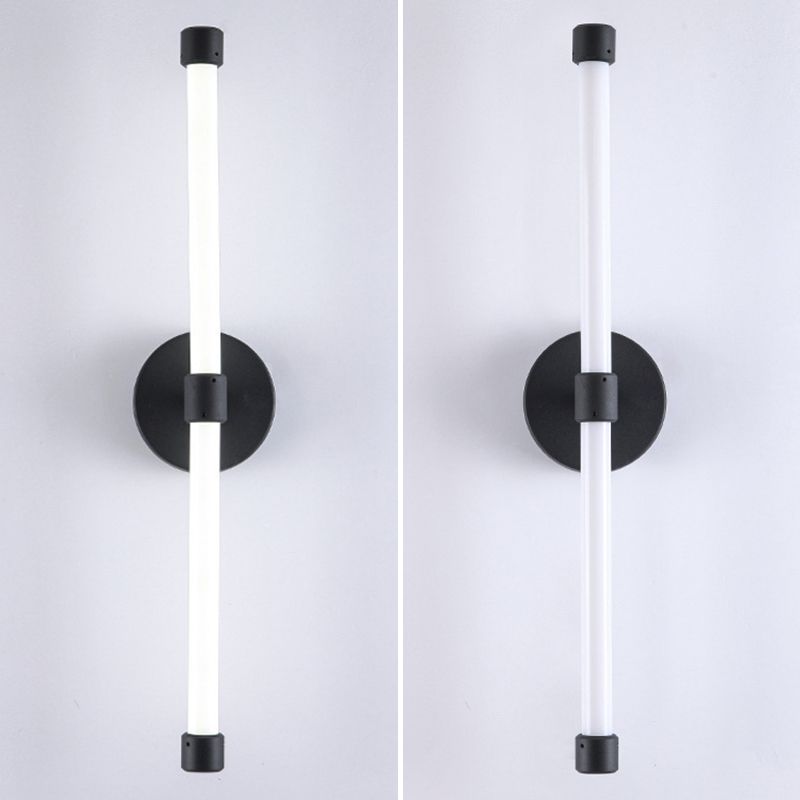 Minimalism Wall Light Fixture Streamlined LED Mirror Lamp for Bathroom