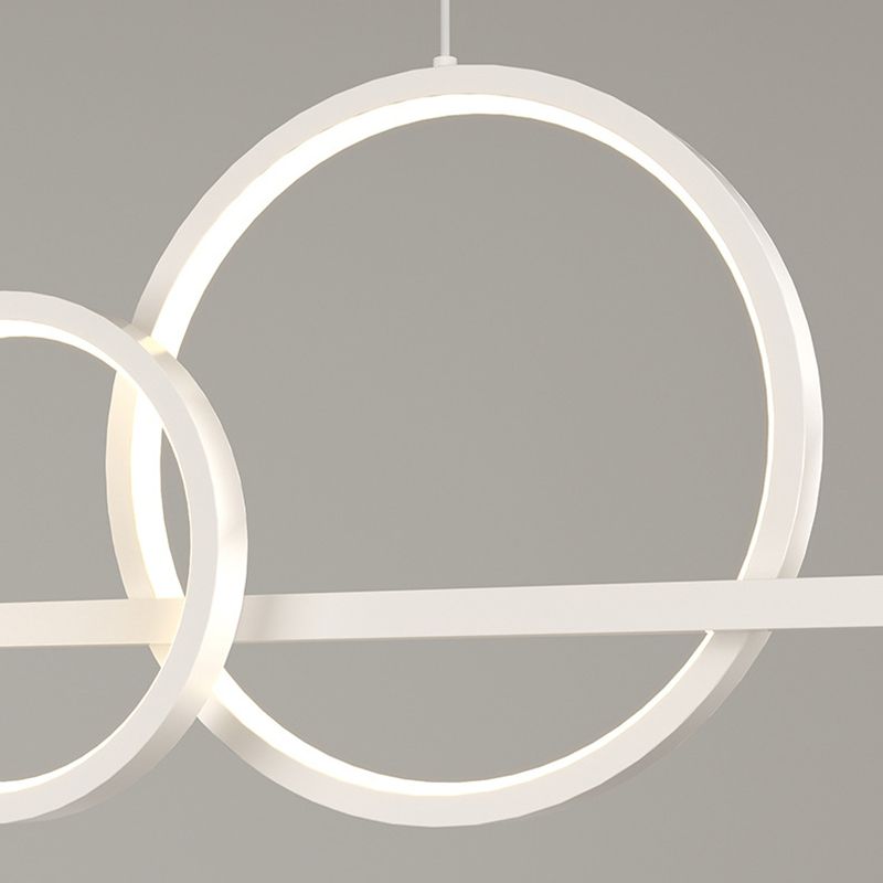 Modernism White Kitchen Island Lighting Acrylic Ceiling Light