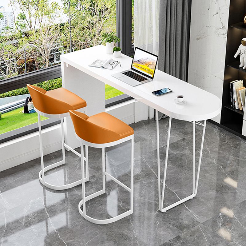 Modern Style Specialty Wood Bar Height Pub Table for Living Room