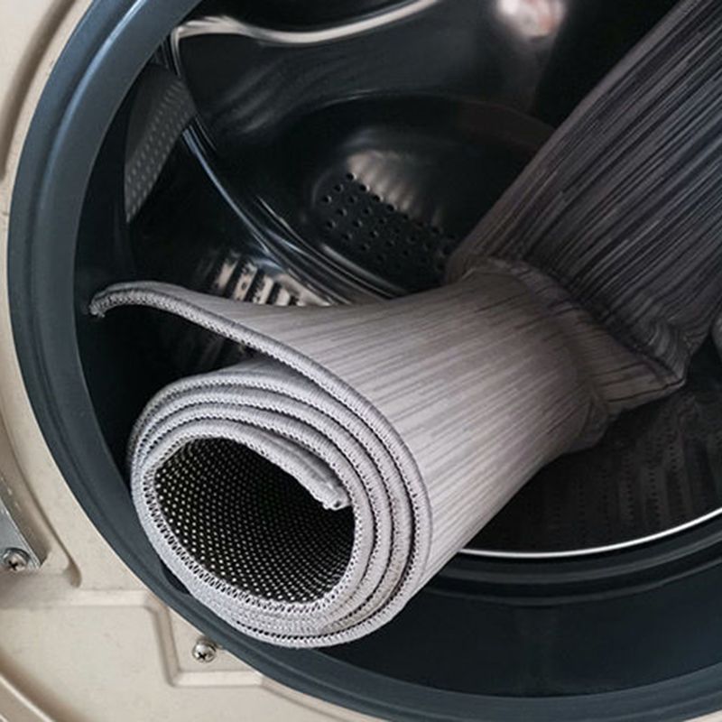 Creative Abstract Print Rug Apricot Tone Polyester Area Carpet Non-Slip Backing Rug for Living Room