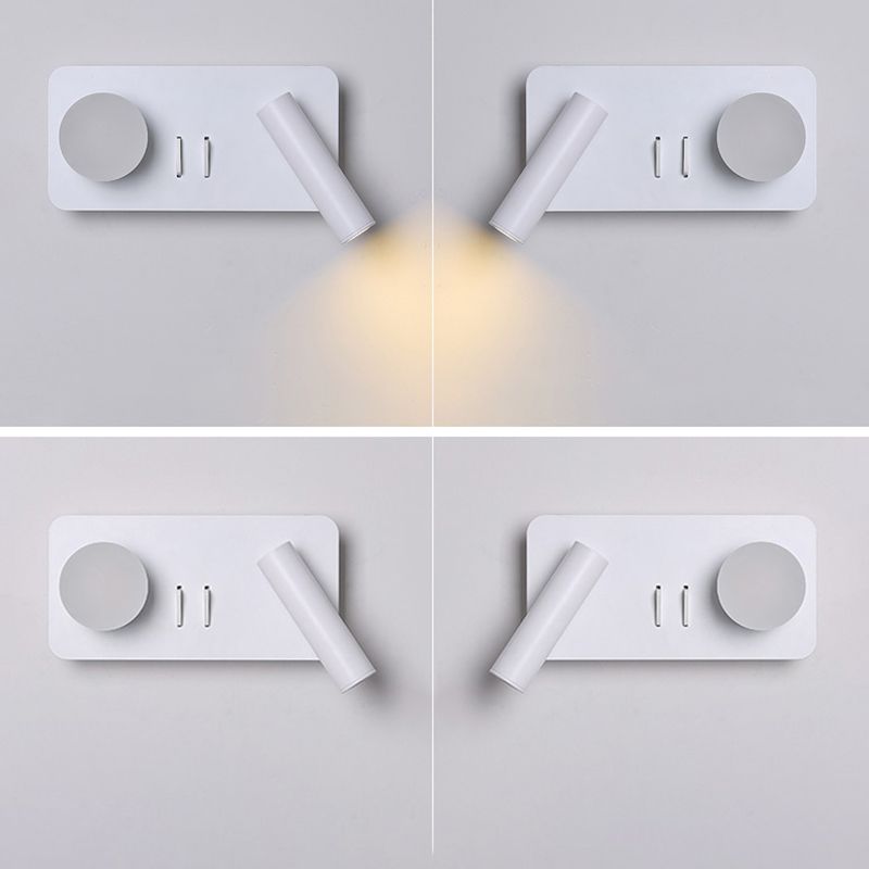 Wandleuchte Leuchte zeitgenössische weiße Wandleuchte für Schlafzimmer Lesen Licht
